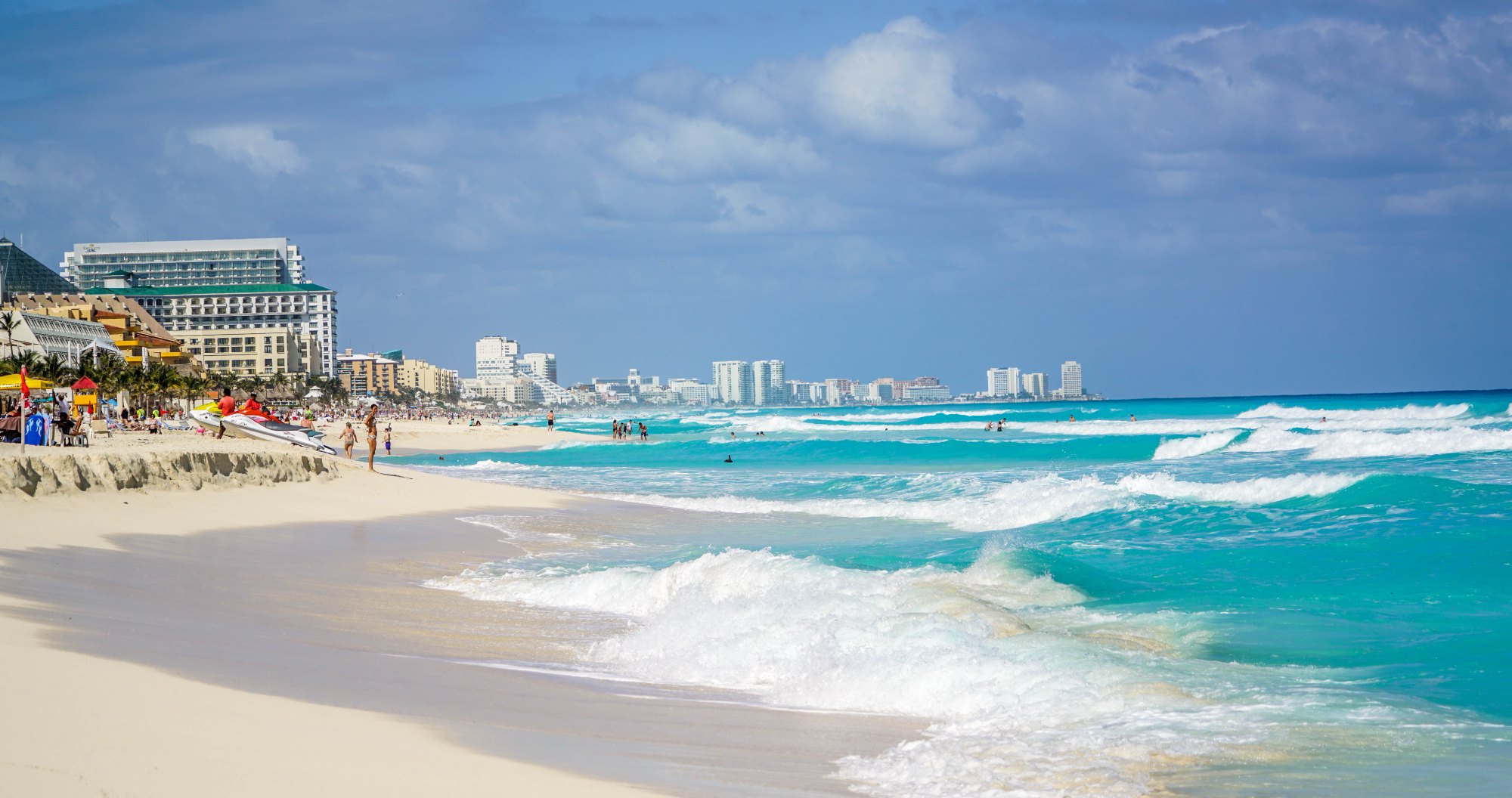 Cancun hotel zone beach Riviera Maya